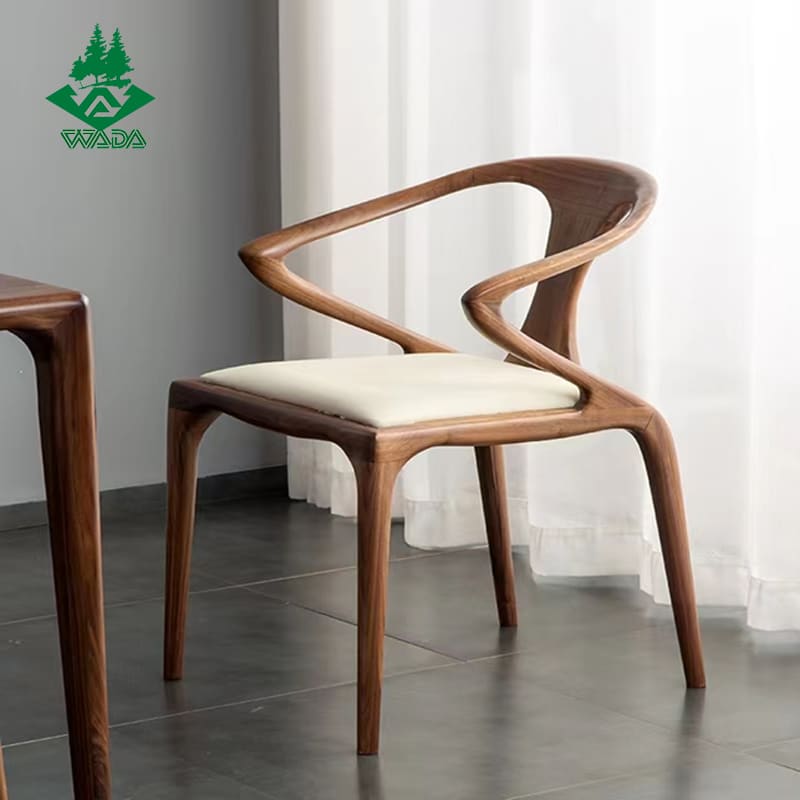 Black Walnut Solid Wood Chair Product Image Five