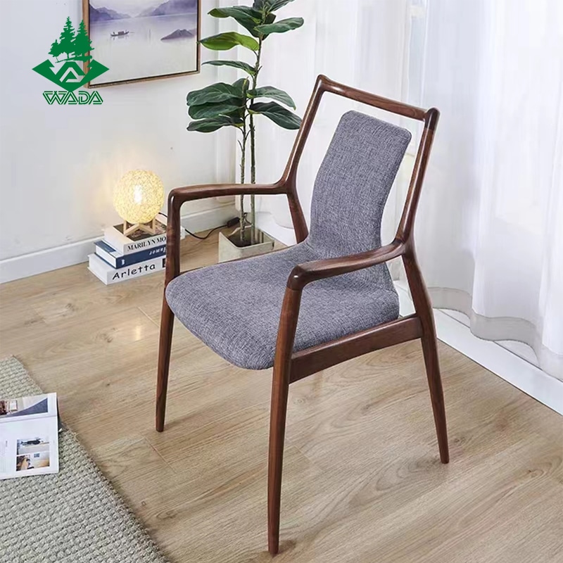 Black Walnut Solid Wood Chair Product Image Three